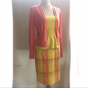 Preppy skirt. Lined beautifully/tacked. Hook/eye.